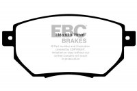 DP1659 EBC Brakes Ultimax2 тормозные колодки INFINITI FX35, FX45; NISSAN Murano
