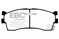 DP1475 EBC Brakes Ultimax2 Тормозные колодки перед  KIA Mentor, Rio, Shuma