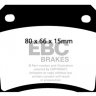 DP101 EBC Brakes Ultimax2 Тормозные колодки перед  AC 3000ME; BOND Equipe; FIAT 1300; PEUGEOT 204, 404; SIMCA 1300, 1500; ZASTAVA 1300, 1500
