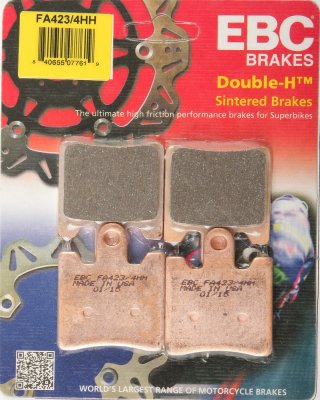 FA423/4HH EBC BRAKES Double-H™ тормозные колодки  YAMAHA FJ 2006-2012 года выпуска