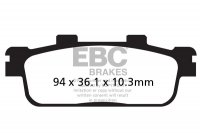 FA427R EBC BRAKES Organic тормозные колодки  DAELIM ET, ST; E-TON RXL, VTX, VXL; SYM Citymax, GTS, Quadlander, SB, Trackrunner