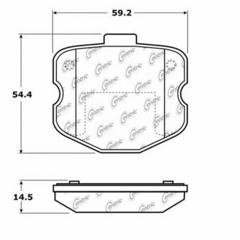 309.11850 StopTech Тормозные колодки Performance Pads   для: CHEVROLET 