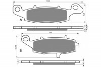 FA237 EBC BRAKES Organic тормозные колодки