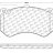 104.15300 Тормозные колодки Posi-Quiet Metallic MERCEDES-BENZ перед