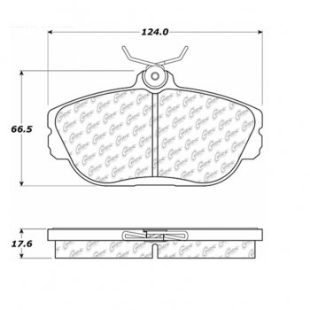 106.06010 Тормозные колодки PosiQuiet Extended Wear FORD ; FORD/TAURUS