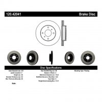 120.42041 Тормозные диски Premium RENAULT перед