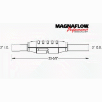 23401 Magnaflow ОЕМ каталитический нейтрализатор (катализатор) DFCV GM Car
