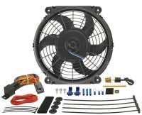 16010 DERALE Вентилятор Tornado с термостатом10"