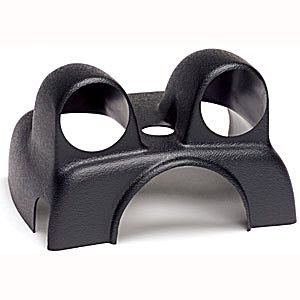 2-1/16" DUAL STEERING COLUMN, DODGE RAM '03 AUTO METER #15014 Dual Steering Column Pod (Black)