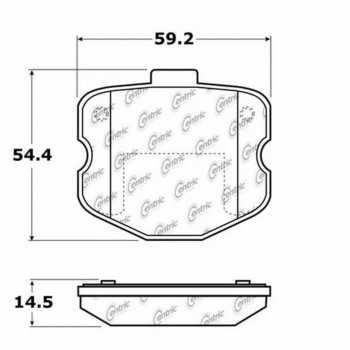 309.11851 StopTech Тормозные колодки Performance Pads   для: CHEVROLET 