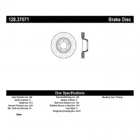 128.37071 Тормозные диски Premium PORSCHE перед правый