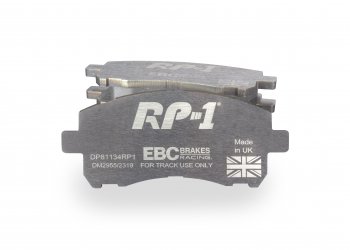 DP81134RP1 EBC Brakes Racing's RP-1™ Тормозные колодки перед SUBARU Forester, Impreza, Legacy, Legacy Outback выпуска 1996-2004 года
