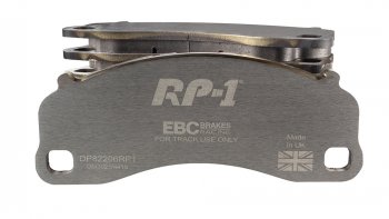 DP82206RP1 EBC Brakes Racing's RP-1™ Тормозные колодки PORSCHE 911 (991) (Cast Iron Disc Only) выпуска 2013-2015 года