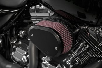 RK-3947XB K&amp;N Впуск для мотоцикла Harley Davidson +8.1 HP @ 4.493 RPM