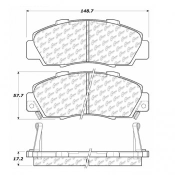 309.05030 StopTech Тормозные колодки Performance Pads ACURA 