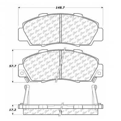 309.05030 StopTech Тормозные колодки Performance Pads ACURA 