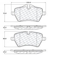 309.12040 StopTech Тормозные колодки Performance Mini