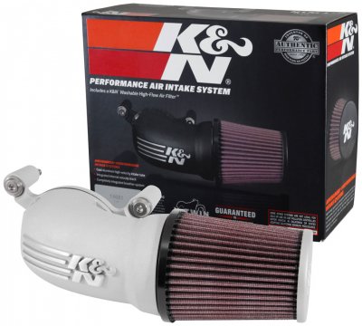63-1134S K&amp;N 63 Aircharger, Холодный впуск HARLEY DAVIDSON Street Glide +6.11 HP @ 4907 RPM