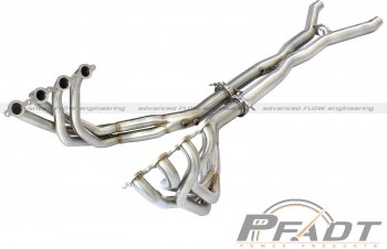 48-34109-YN Afe Power EXH HDR &amp; X-Pipe; Chevrolet Corvette (C6) 09-13 V8-6.2L 