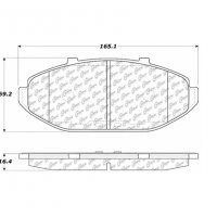 106.07480 Тормозные колодки PosiQuiet Extended Wear LINCOLN