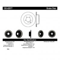 120.42077 Тормозные диски Premium NISSAN, RENAULT зад