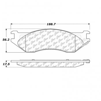 106.08970 Тормозные колодки PosiQuiet Extended Wear DODGE 