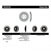 120.62120 Тормозные диски Premium BUICK, CHEVROLET, SAAB перед