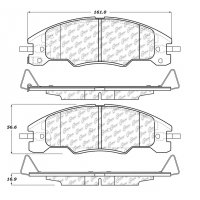106.13390 Тормозные колодки PosiQuiet Extended Wear FORD
