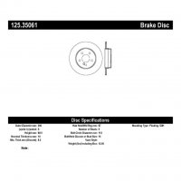 125.35061 Тормозные диски Premium MERCEDES-BENZ зад