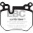 DP81996RP1 EBC Brakes Racing's RP-1™ Тормозные колодки зад BMW 1 Series (E82) Coupe, 1 (E88) Convertible