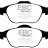DP1958 EBC Brakes Ultimax2 Тормозные колодки перед  RENAULT Clio, Megane, Scenic