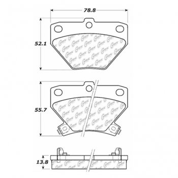309.08230 StopTech Тормозные колодки Performance Pads   для: TOYOTA 