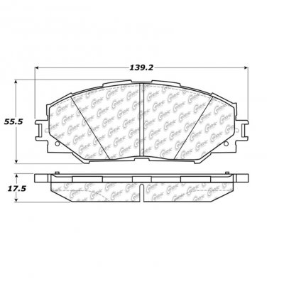 309.12100 StopTech Тормозные колодки Performance Toyota Передние