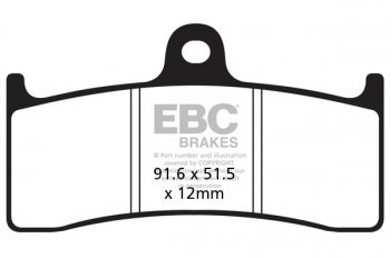 FA249/2 EBC BRAKES Organic тормозные колодки 
