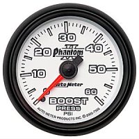 2-1/16" BOOST (давление наддува), 0-60 PSI, MECH AUTO METER #7505
