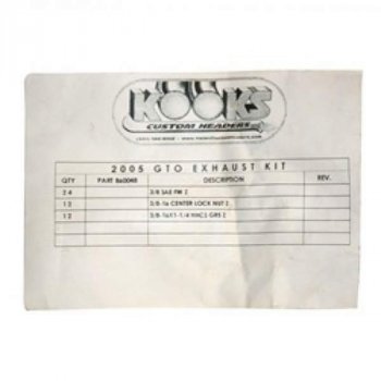 SB-B60048 KOOKS HEADERS GTO Exhaust Bolt Kit для: PONTIAC GTO 