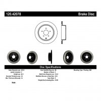 120.42078 Тормозные диски Premium INFINITI зад