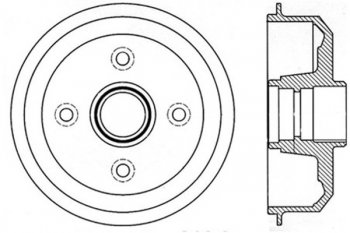 123.99004 Тормозные диски Premium FORD зад PB, зад 