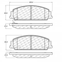 106.13510 Тормозные колодки PosiQuiet Extended Wear