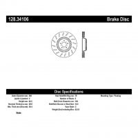 128.34106 Тормозные диски Premium BMW перед левый