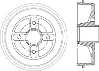 123.99013 Тормозные диски Premium NISSAN, RENAULT зад