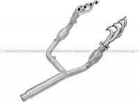 48-44001-YC Afe Power Коллектора спортивные с соединительными пайпами Y-Pipe GM Trucks 09-13 V8 с катализатором