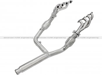 48-44001-YC Afe Power Коллектора спортивные с соединительными пайпами Y-Pipe GM Trucks 09-13 V8 с катализатором 