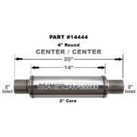 14444 Magnaflow Глушитель прямоточный 14" Body