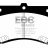 DP884 EBC Brakes Ultimax2 Тормозные колодки перед  FORD Laser, Meteor, Tonic; KIA Rio; MAZDA 121, 323, AZ-3, Demio, Familia