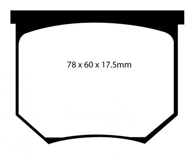 DP2035 EBC Brakes Greenstuff тормозные колодки передние LOTUS Elite для машин выпуска 1958-1960 года