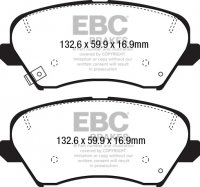 DPX2232 EBC Brakes Ultimax2 Тормозные колодки перед  HYUNDAI Veloster