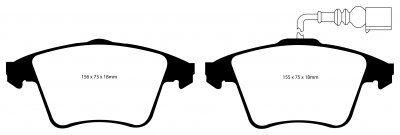 DP31556C EBC Brakes Тормозные колодки 