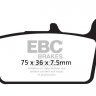 SFA131/2 EBC BRAKES Organic тормозные колодки  PEUGEOT SV; SYM SR