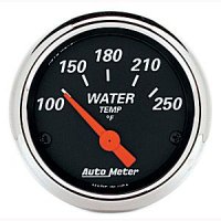 2-1/16" датчик температура воды, 100- 250`F, ELEC, DB CHME BZL AUTO METER #1436
